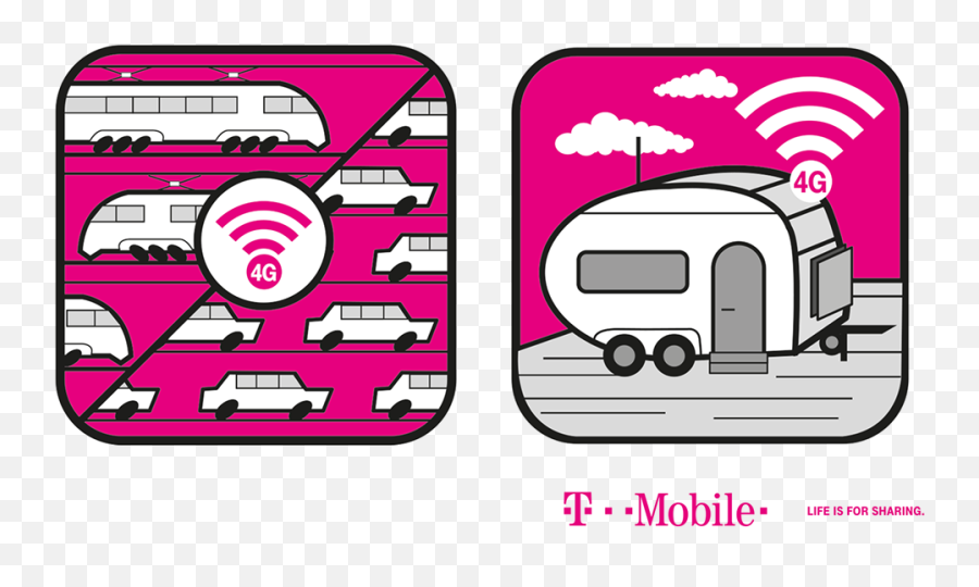 T - Mobile Time Based Offers On Behance Language Png,Tmobile Icon