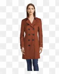 Womenu0027s Trenchcoats Without Belt Sumissura - Gabardina Azul Marino Mujer png