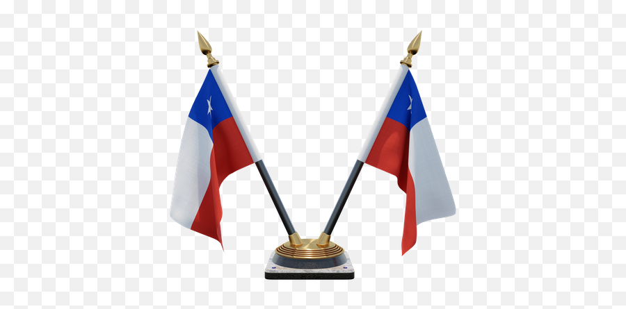 Premium Chile Flagpole Flag 3d Illustration Download In Png - Illustration,Republic Commando Icon