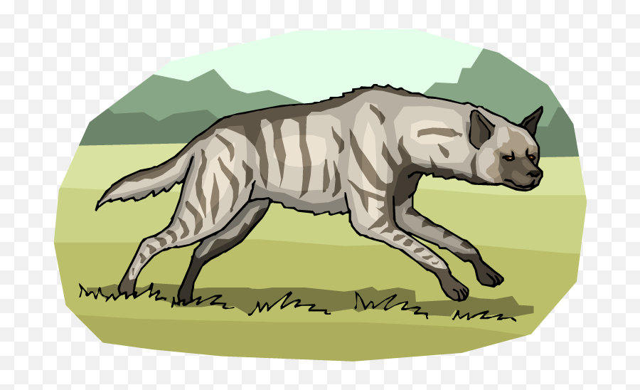 Lion Clipart Hyena Picture - Hyena Running Clip Art Png,Hyena Png