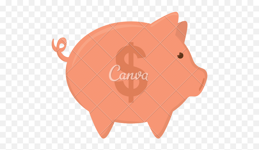 Piggy Bank Savings Icon - Canva Canva Png,Savings Icon