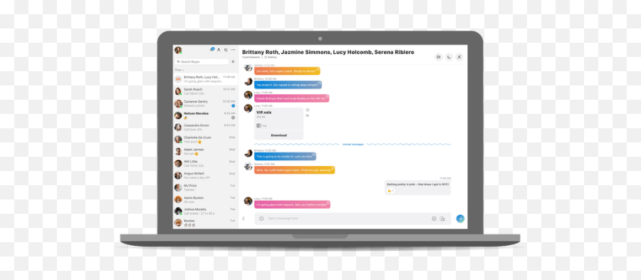 New Skype Design Rolling Out Transparent PNG