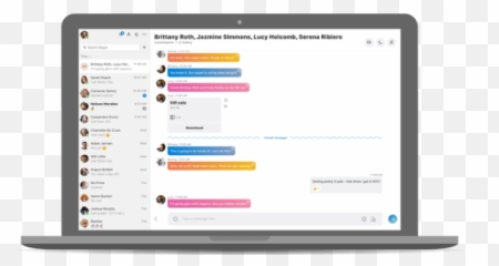 New Skype Design Rolling Out Transparent PNG