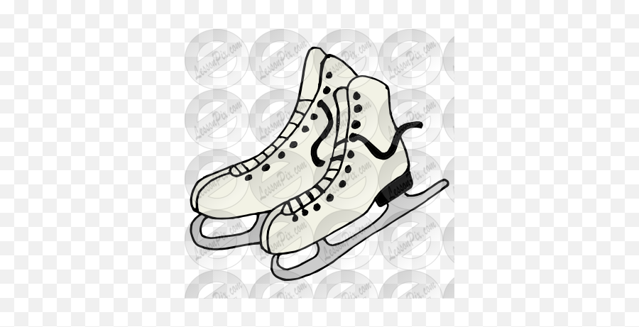 Ice Skates Picture For Classroom Therapy Use - Great Ice Ice Skate Png,Ice Skates Png