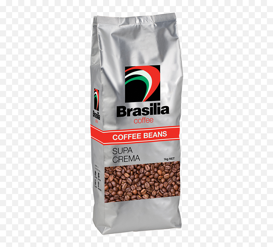 Supa Crema - Coffee Beans 1kg Brasilia Coffee Png,Coffee Beans Transparent