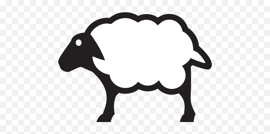 Sheep Emoji Png Picture - Emoji Sheep,Cow Emoji Png