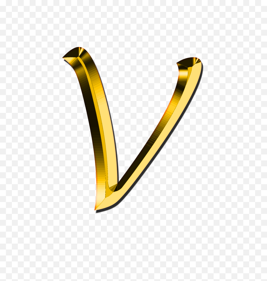 V Letter Png Image - V Letter Png Gold,Letter I Png