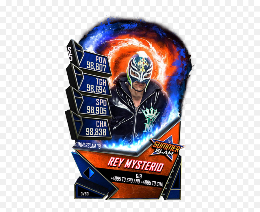 Rey Mysterio - Wwe Supercard Season 1 Debut Wwe Summerslam Png,Rey Mysterio Png