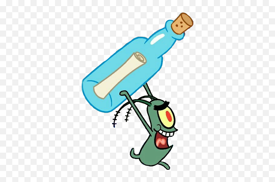 Plankton Stealing Krabby Patty Clipart - Krusty Krab Secret Formula Png,Plankton Png