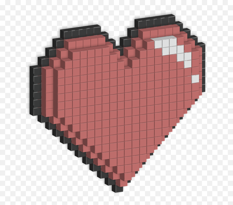 Love Heart Pixels Valentineu0027s - Free Vector Graphic On Pixabay Heart Png,Pixel Heart Png