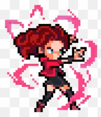 Pixilart - Scarlet Witch By Jako85 Cartoon Png,Scarlet Witch Transparent