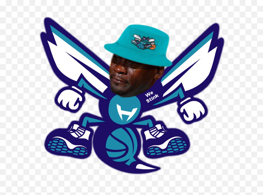 Hornets Suck - Charlotte Hornets Logo Gif Png,Crying Jordan Png