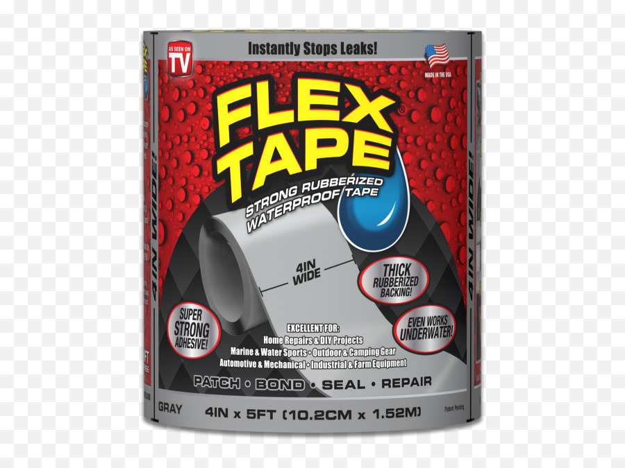 Flex Seal Tape Gray Tfsgryr0405 - Flex Tape Png,Flex Tape Png