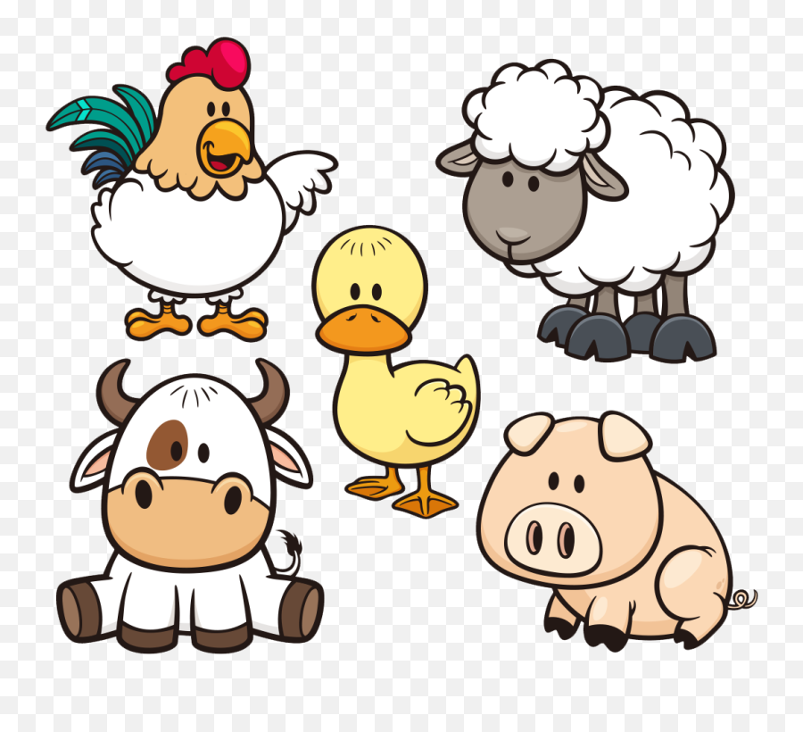 Cartoon Lamb 1100x1100 Png Clipart Download Farm Animals Coloring Pages