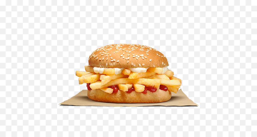 Chip Butty Burger King - Burger King Fry Sandwich Png,Burger King Logo Png