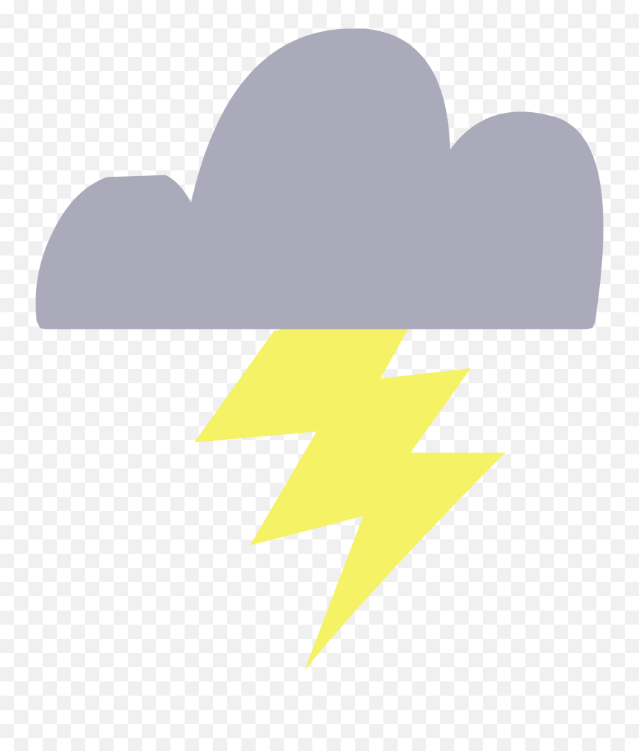 Hurricane Clipart Angry Transparent Free - Mlp Cutie Mark Cloud Png,White Lightning Png