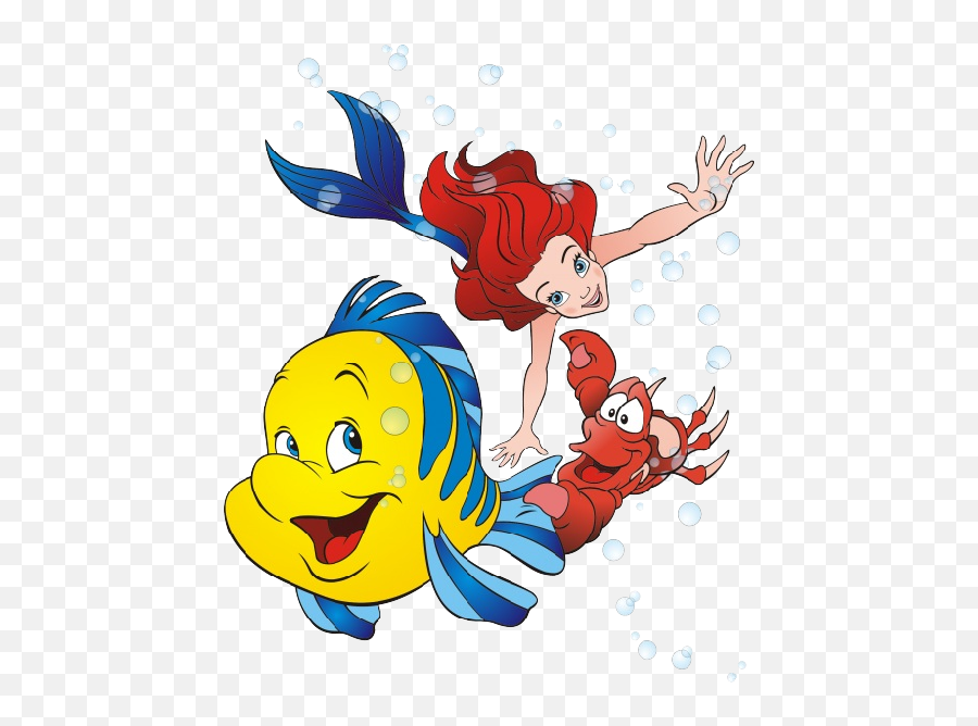 Free Kids The - Littlemermaid Clipart Panda Free Clipart Sebastian Flounder Ariel Png,The Little Mermaid Png