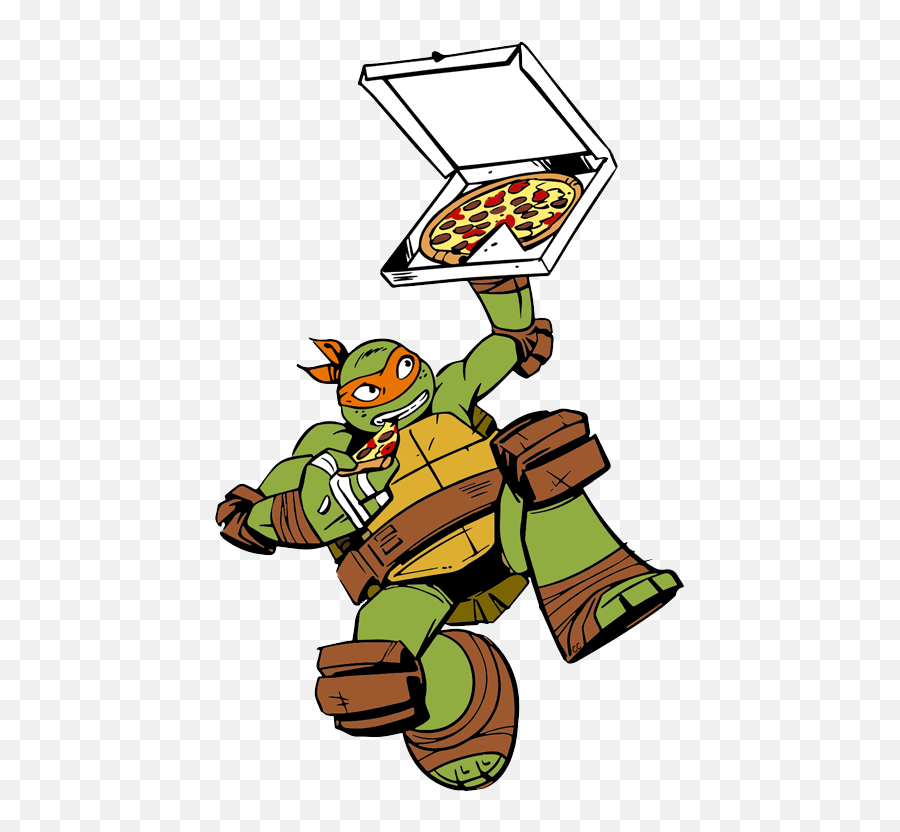 Ninja Turtle Clipart - Ninja Turtles Pizza Png,Tmnt Png