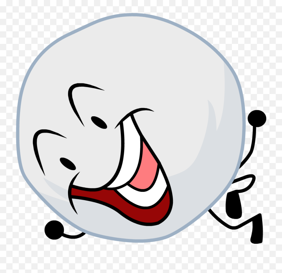 Snowball Wiki Pose - Object Show Snowball Clipart Full Bfdi Snowball Png,Snowball Png