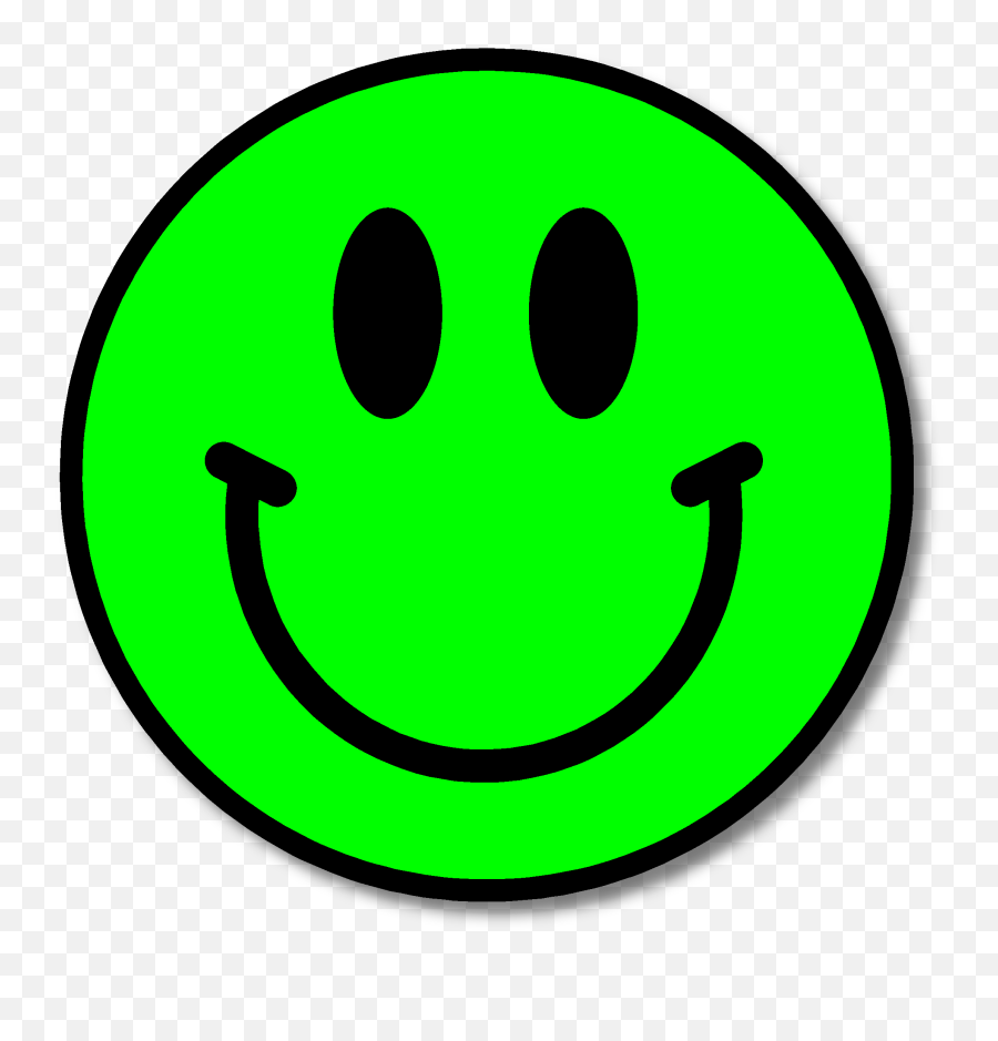 Free Green Smiley Face Download - Green Smiley Face Emoji Png,Excited Face Png