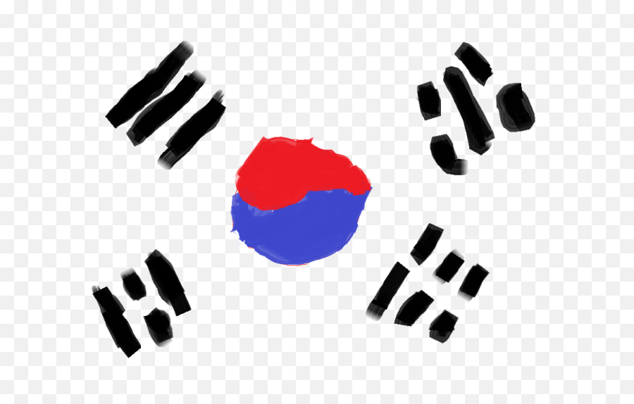 Korea Flag Transparent Png Clipart - South Korea And Japan Flag,Korean Png