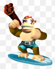 Download Funky Kong In Splatoon - Donkey Kong And Diddy Kong Png,Funky Kong Png