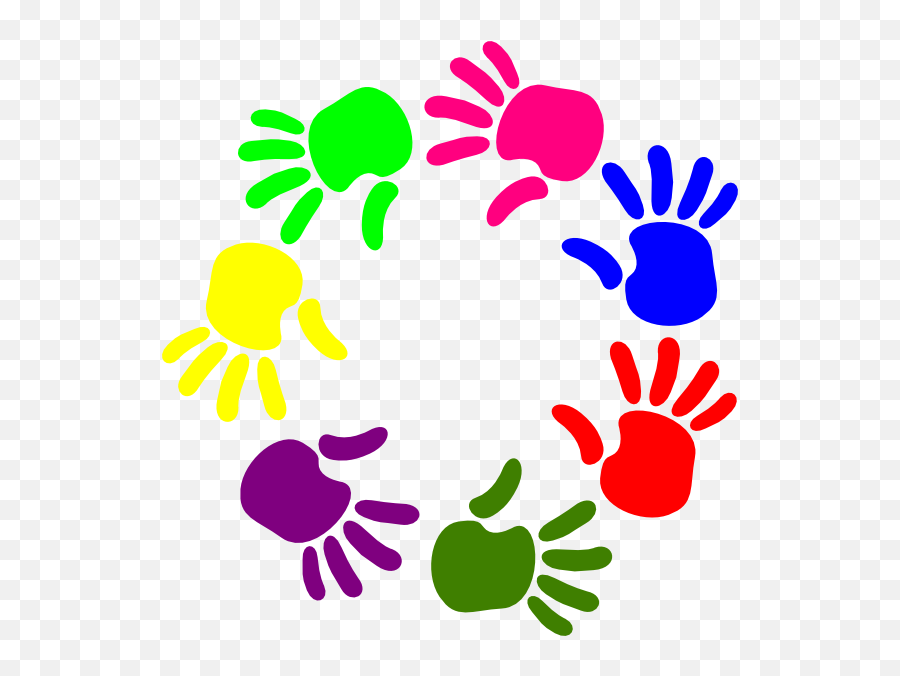 Hands Clipart Png - Hand Clip Art,Circle Clipart Png