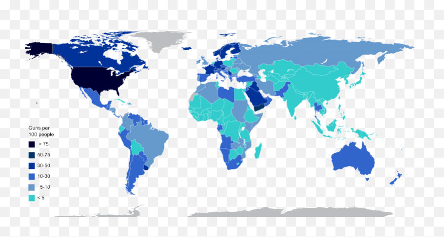 Small Arms Data Observatory - Countries With Gun Rights Png,Arms Transparent