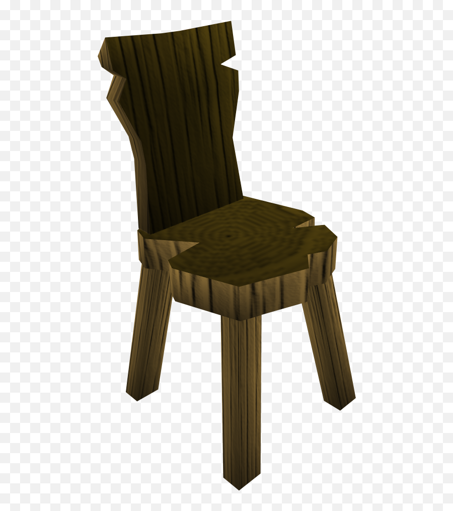 Crude Wooden Chair - Runescape Chair Png,Wooden Chair Png