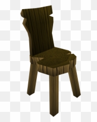 Crude Wooden Chair - Runescape Chair Png,Wooden Chair Png