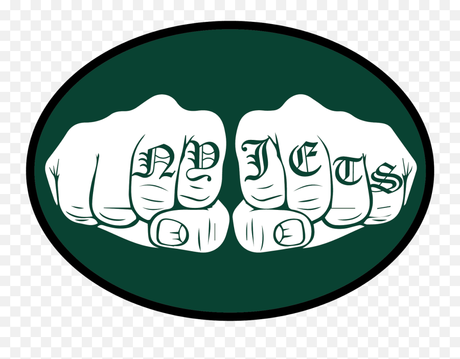 Download New York Jets Nfl Logo - Tattoo Knuckles Vector Png,Nfl Logo Vector