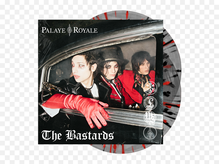 The Bastards Clear Red - Palaye Royale Little Bastards Album Png,Palaye Royale Logo