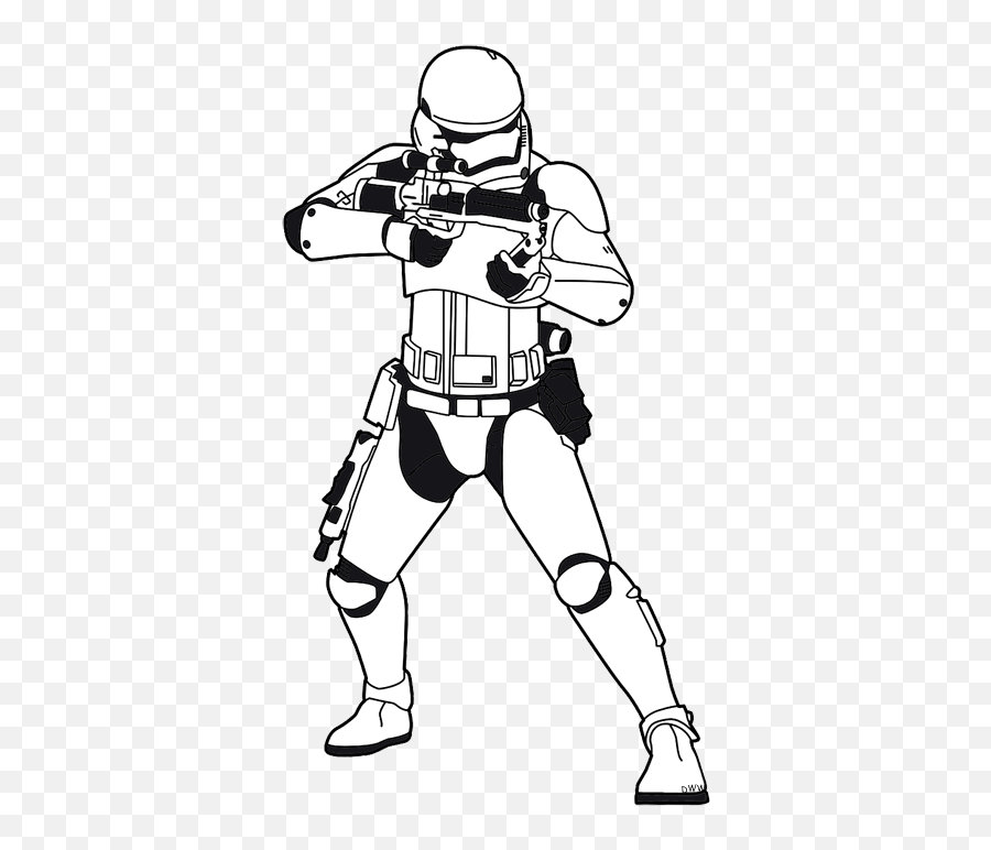 Free Stormtroopers Png Download - Star Wars Stormtrooper Line Art,Stormtrooper Png