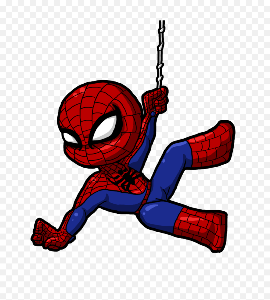 Number 4 Clipart Spiderman - Spiderman Cartoon Png,Spider Man Png