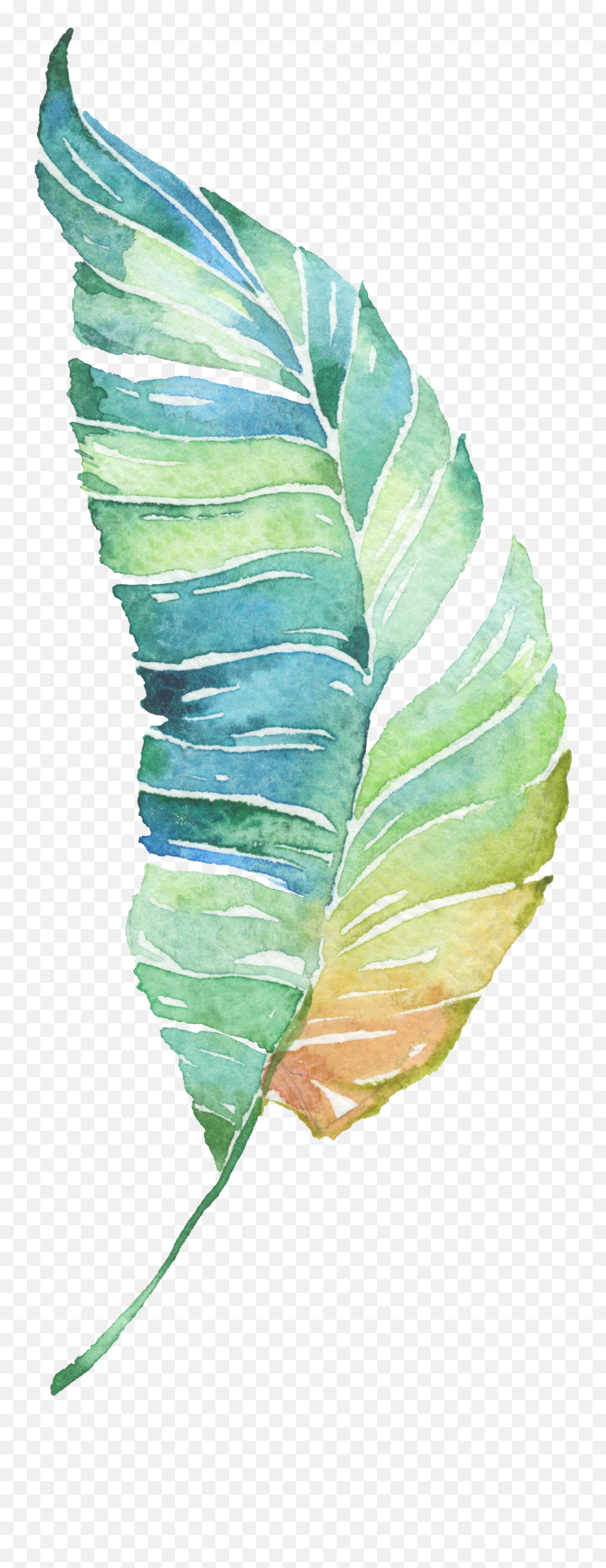 Download Water Painted Leaves Green Hd Image Free Png - Green Water Painting Png,Tobacco Leaf Png