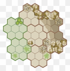 Download Hexagon Tile Map - png