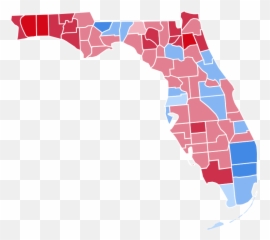 Florida Electoral Map 2004 Clipart - 2020 Election png