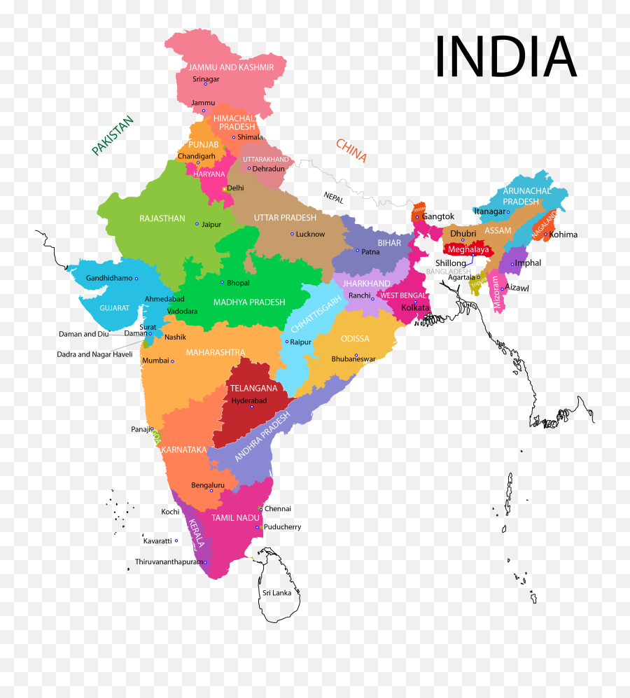 India Map Png Background Image Mart - Poornima College Of Jaipur,World Map Png Transparent Background