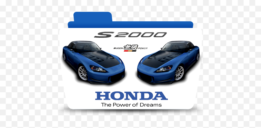 Blue S2000 2 Honda Folder File Azul - Automotive Paint Png,Honda Icon Car Images