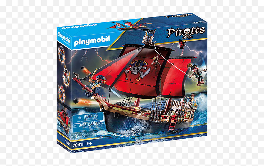 Pirates Skull Pirate Ship - Playmobil Pirate Ship Png,Pirate Ship Icon