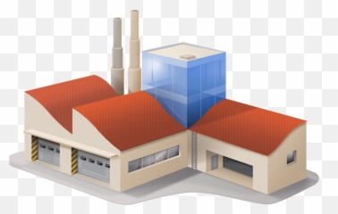Manufacturing Plant Icon - Png