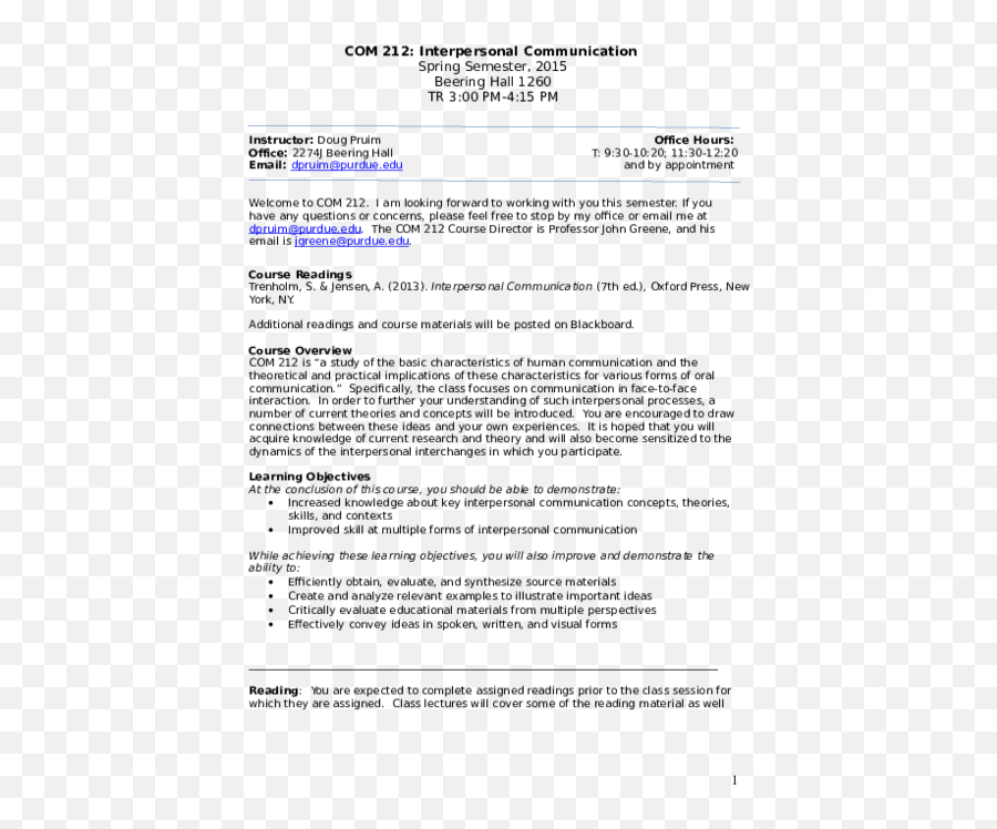 Interpersonal Communication - Document Png,Purdue Blackboard Icon