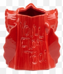 Mondo Turns Bill Skarsgårdu0027s Pennywise Into Creepy Tiki - Solid png