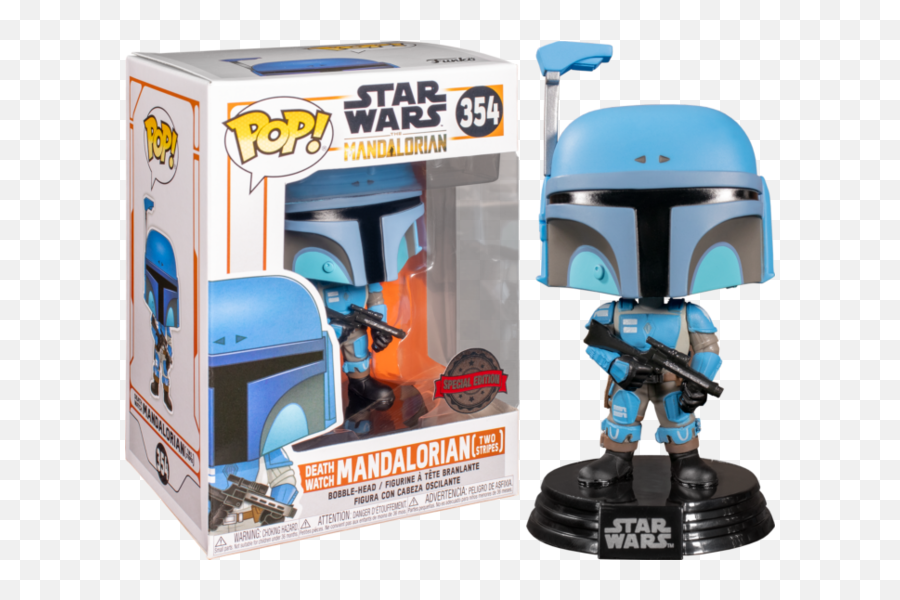 Funko Mandalorian Two Stripes 354 Star Wars The Special Edition - Deathwatch Mandalorian Funko Pop Png,Summoner Icon Death Animation