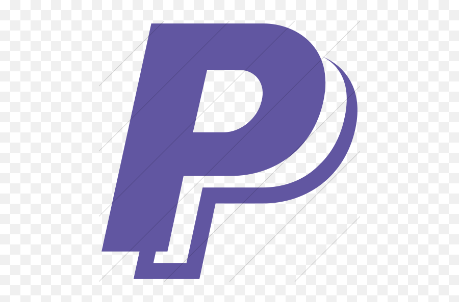 Simple Purple Paypal Icon - Graphic Design Png,Paypal Logo