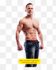 Download Hd Why Men Will Get Ripped Rugged And Masculine - Women Vs Men Abs Png,Abs Png