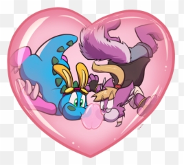 Art By Virmir Heart Bubble Gum Attack - Heart Png,Bubble Gum Png