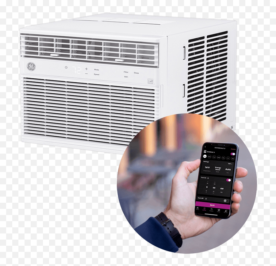 Ge Smart Room Air Conditioners Appliances - Darling Harbour Png,Switch Rooms Icon