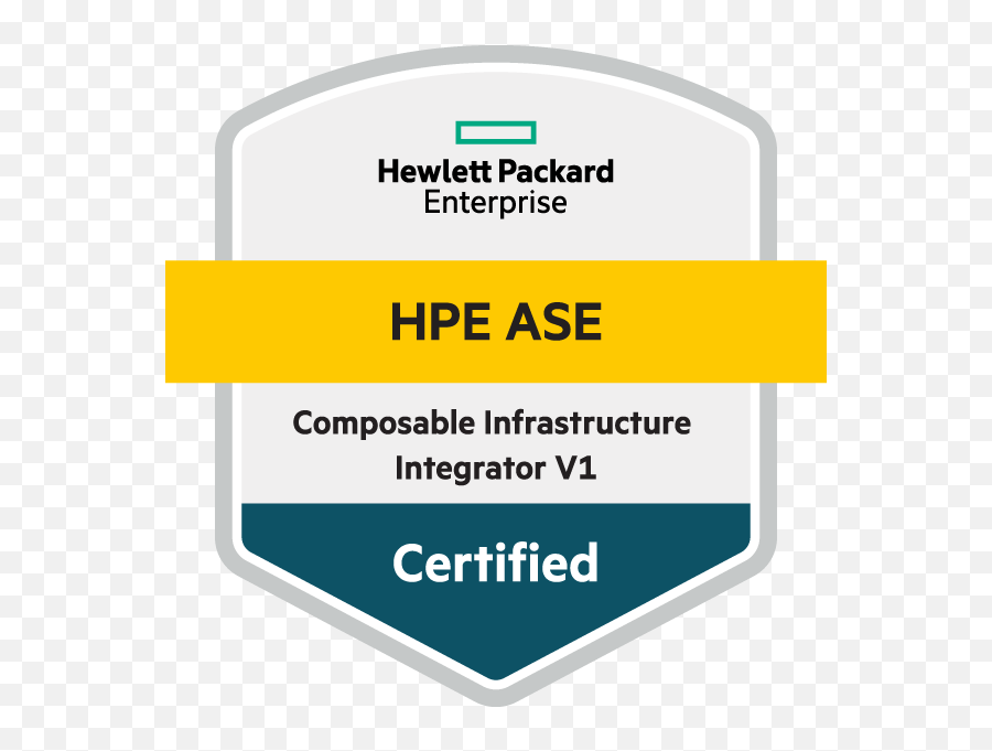 Hewlett Packard Enterprise - Badges Credly Hpe Ase Server Solutions Architect V4 Png,Hewlett Packard Icon