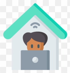 Work From Home - Free professions and jobs icons Symbol From Home Icon png